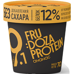 «FRUDOZA PROTEIN» десерт взбитый замороженный со вкусом ананаса